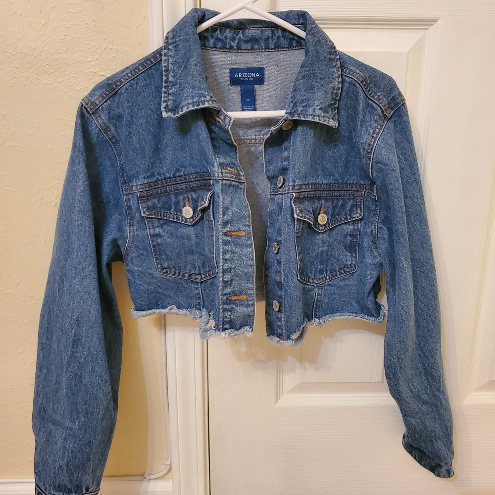 Arizona Jean Company Women's Blue Denim Jacket